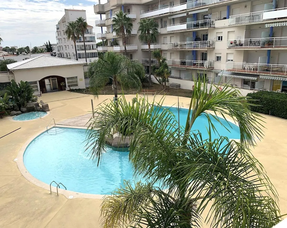 Apartment Appt Azul Akoya Conserjeria, Piscine Et Parking Roses